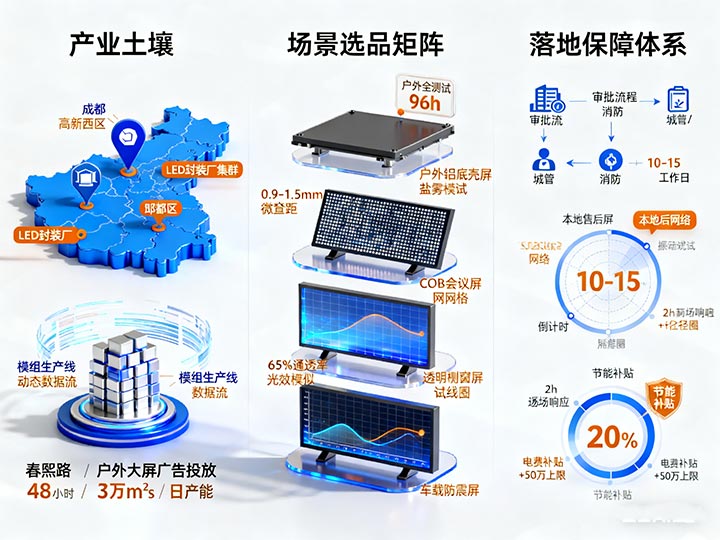成都LED显示屏市场全览：从选品到维护的实用指南