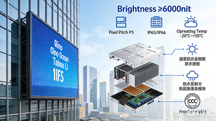 成都户外全彩屏选购指南：像素、亮度、防护等级如何选？（2026最新标准）