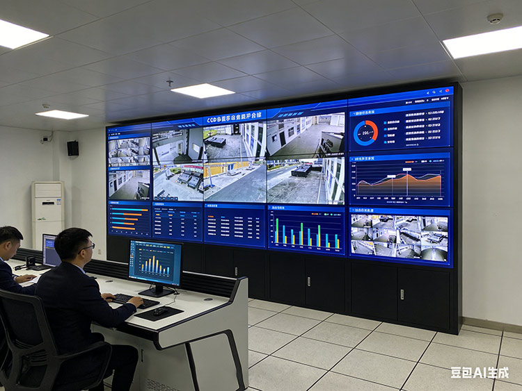 成都led显示屏-成都高端应急指挥中心实景图片